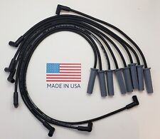 Pontiac 326 350 389 400 455 8.5mm Hei Spiral Core Black Spark Plug Wires Usa