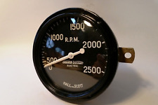 Vintage Stewart Warner Electric 0-2500 Rpm Tachometer 3-12 For Hall Scott