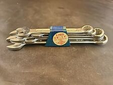 Vintage Thorsen Allied Tools Sae Combination Wrench Set W Blue Clip C558-al