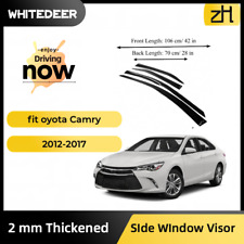 Fits For Toyota Camry 12-17 Acrylic Window Visor Sun Rain Deflector Guard