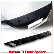  Fit For Mazda 3 Bm 3rd Maxx 4d 5d Front Hood Bonnet Fin Spoiler Glossy Surface