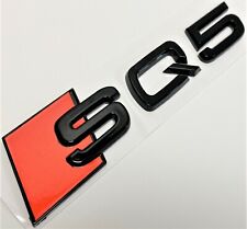 Black Audi Sq5 Fit Audi Q5 Rear Trunk Emblem Badge Nameplate Decal Letter Number