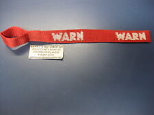 Genuine Warn 69645 38293 Replacement Red Hook Strap Pull Grab Winch Logo Safety