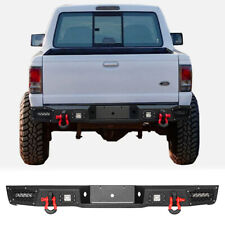 Offroad Steel Rear Bumper Guard Wled Lights D-rings For 1993-2011 Ford Ranger