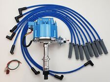 Pontiac 326 350 389 400 455 Hei Distributor Blue 8.5mm Spark Plug Wires Usa