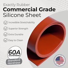 Red Silicone Sheet 116 X 3 X 9 Inch 60a Rubber Mat Made In Usa Gasket Material