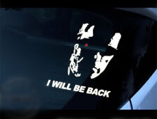 The Terminator I Will Be Back Car Decal Vinyl Sticker