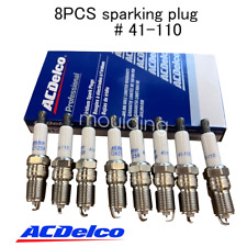 8pcs Genuine 41-110 Iridium Spark Plugs 12621258 For Chevy Gmc 4.8l 5.3l 6.0l