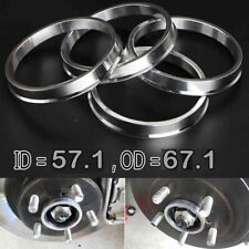 For Honda Acura Civic 67.1mm Wheel To 57.1mm Hub Centric Rim Spacer Ring X4