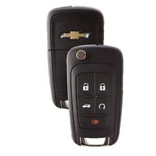 5-button Chevrolet Remote Flip-out Key Fob With Remote Start Cruze Camaro Malibu