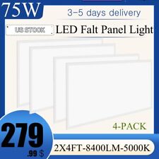 Led Panel Light 2x4ft 5000k Ceiling Panel Light 100-277v Office Shop Lighting