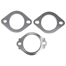 2.5 2 Bolts Exhaust Downpipe Flange Kit Weldable Flangegasket 63.5mm