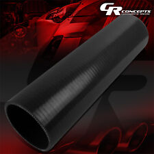 3 Id 12 Long 4-ply Black Silicone Hose Turbointakeintercooler Pipe Coupler
