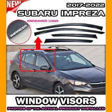 Window Visors For Subaru 2017 2022 Impreza Deflector Rain Guard Vent Shade