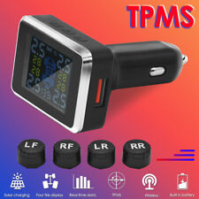 Lcd Display Wireless Car Tire Pressure Monitoring System With 4 External Sensors
