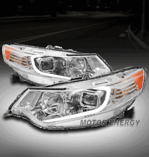 For 09-14 Acura Tsx Hid Model Led Projector Headlights Lamps Chrome Leftright