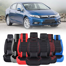 For Honda Civic Accord Cr-v Hr-v Luxury Leather Car Seat Cover 25-seats Cushion