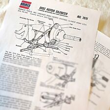 Ammco 7075 Disc Rotor Silencer Installation Operation Parts Manual Data Sheet