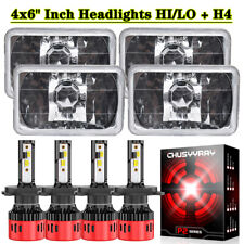 For G1500 G2500 G2500 W5500 Forward 4pcs 4x6 Led Headlights Hilo Sealed Beam
