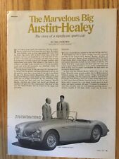 Ah38 Article Austin Healey 100 100m 100 Six April 1972 7 Pages