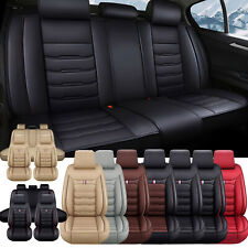 For Honda Accord Civic Pu Leather Car Seat Covers 5-seats Front Rear Protector