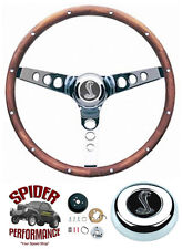 1965-1969 Mustang Steering Wheel Cobra 13 12 Classic Walnut