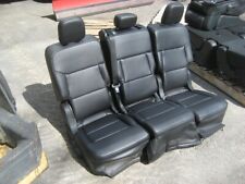 Black Leather Seats New Take Outs 3 Seats Flat Mountings Conversion Van Hummer
