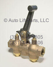 Locking Air Control Valve For In-ground Weaver Or Western Lift - Made In Usa