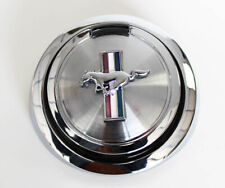 New 1967 Ford Mustang Gas Cap Pop Open Style Chrome With Pony Emblem Free Ship
