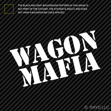 2x Wagon Mafia Sticker Die Cut Decal Self Adhesive Vinyl