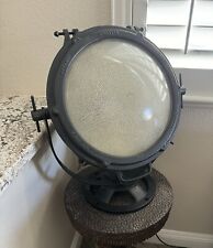 Large Restored General Electric Nautical Spot Light Ship Search Light