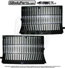1986 Oldsmobile Cutlass 442 Chrome Plated Black Painted Grille Grill Set New