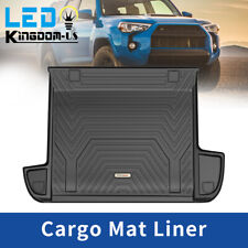 All Weather Rear Trunk Cargo Mat Liner For 2010-2023 Toyota 4runner Rubber Black