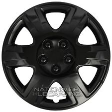 15 Set Of 4 Black Wheel Covers Snap On Full Hub Caps Fit R15 Tire Steel Rim