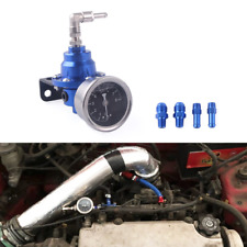 Universal 160psi Adjustable Fuel Pressure Regulator Kit With Regulator Oil Gauge