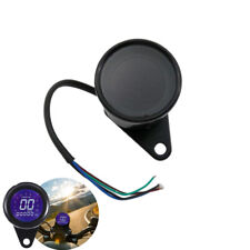 Universal Motorcycle Tachometer Speedometer Lcd Digital Fuel Gauge Odometer Led