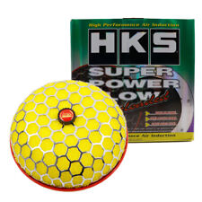 3inch Yellow Hks Super Power Air Filter Flow Caliber Intake Reloaded Cleaner
