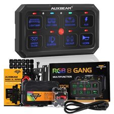 Auxbeam Rgb 8 Gang Switch Panel 47 Extension Cable For Dodge Ram 1500 Relay