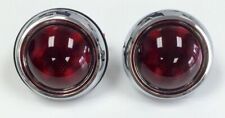 Tail Lights Glass Lens Pair Hot Rat Rod 1950 Style