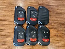 Lot Of 6 Jeep Wrangler Smart Key Remote Flip Fob Oem Used Locksmith