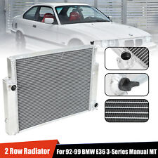 Core 2 Row Aluminum Radiator For 1992-1999 Bmw E36 320i 323i 325i 328i Manual Mt