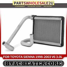 Rear Hvac Heater Core For Toyota Sienna 1998-2003 V6 3.0l Wdual Sliding Doors