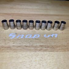 Lot Of 10 Snap On Tmd12 38 Shallow Socket 14 Drive 12 Point Usa Read 