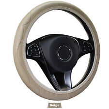 Leather Car Steering Wheel Cover Breathable Anti-slip Car Accessories 4 Color Us