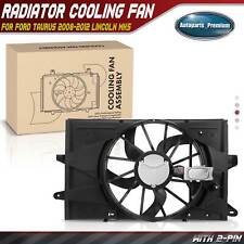 Radiator Cooling Fan Assembly With Shroud For Ford Taurus 2008-2012 Lincoln Mks