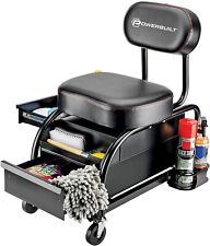 Mechanics Roller Seat Rolling Tool Tray Garage Stool Seat Work Shop Chair Car Sh