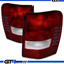 For 1999-2004 Jeep Grand Cherokee Dark Red Factory Replacement Tail Lights Pair