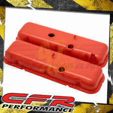 For 65-72 Chevy Big Block 396 427 454 Orange Steel Tall Style Valve Covers