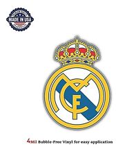 Real Madrid Spain Soccer Vinyl Decal Sticker Car Bumper 4m Bubble Free Us Made