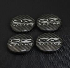 4pcs 55 Mm Suitable For Oz Racing M582 Black Carbon Alloy Wheel Center Rim Caps